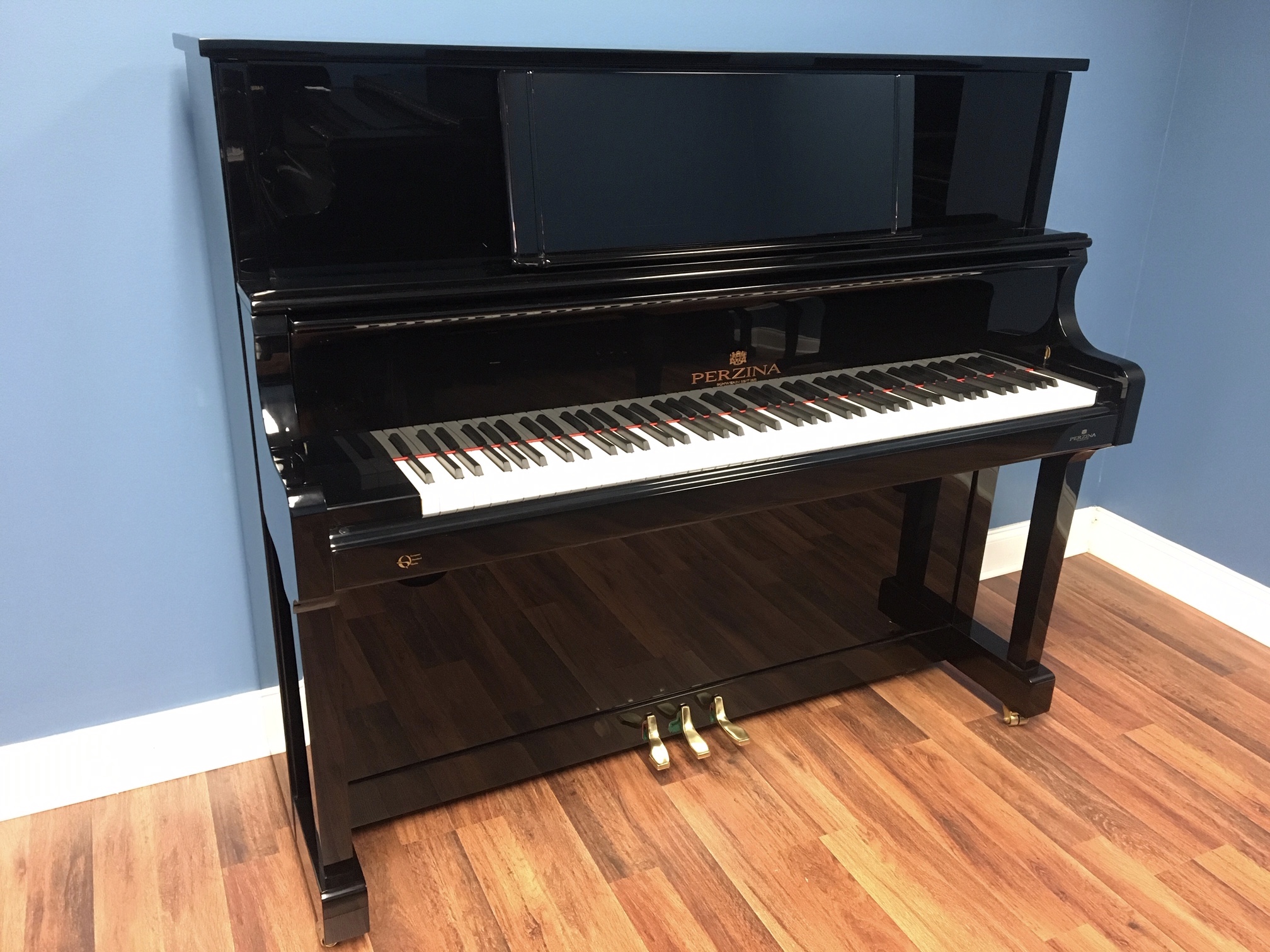 Perzina Model 130 Konzert Upright - by Freeburg Pianos
