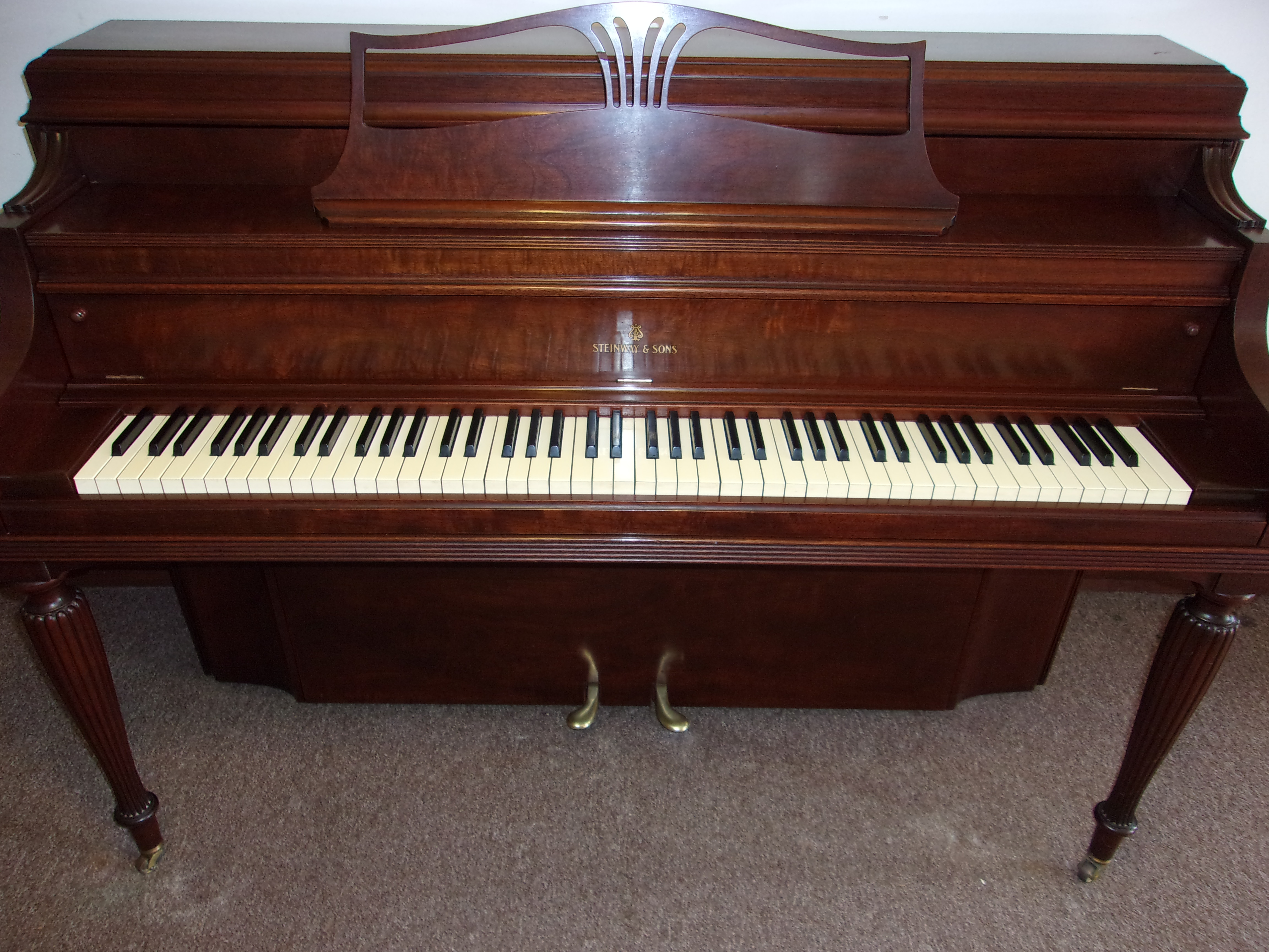 Steinway Hepplewhite Console Piano