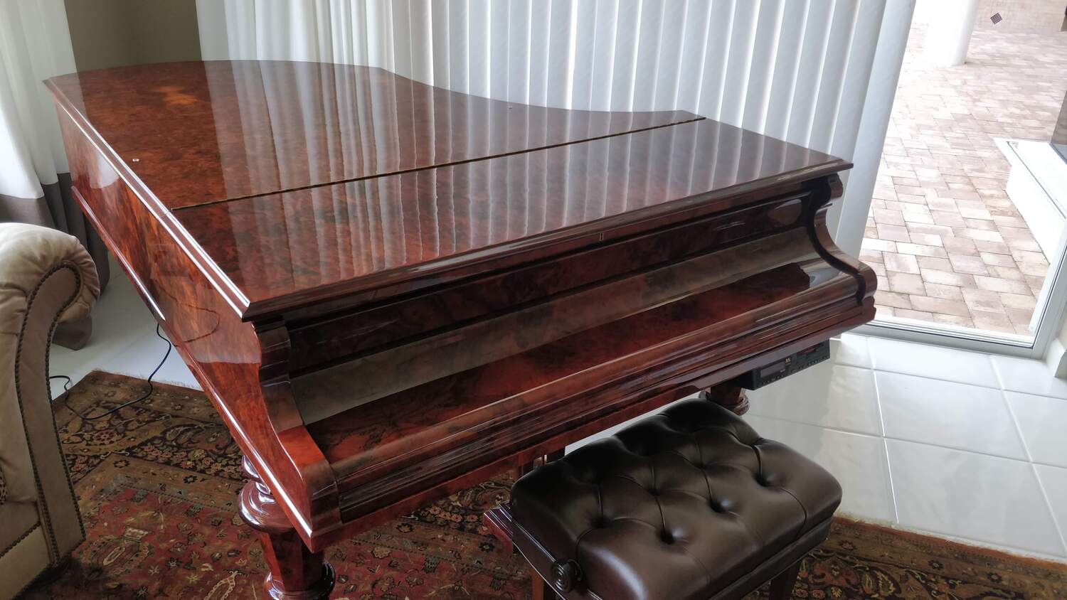 Beautiful C. Bechstein Baby Grand Piano