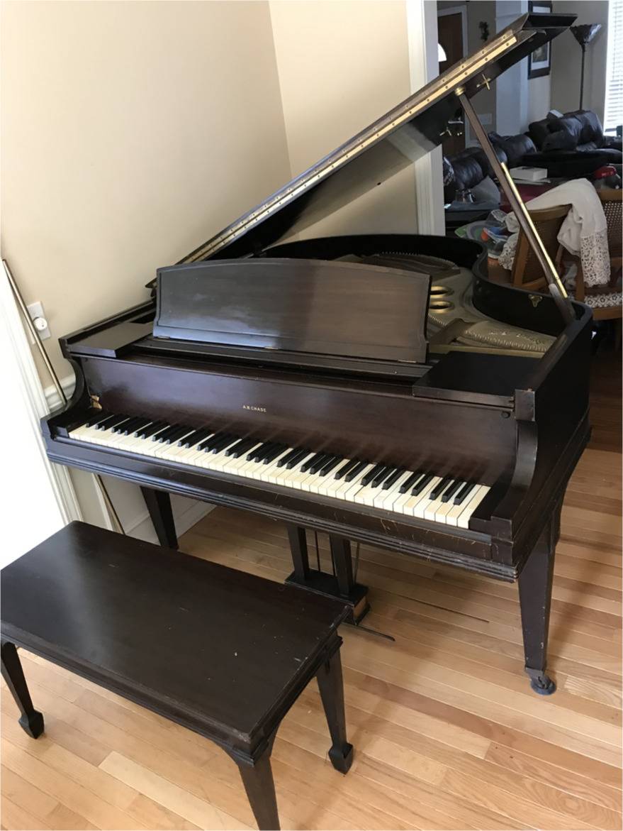 Vintage A. B. Chase Grand Piano (Lester Piano Co.) for Sale