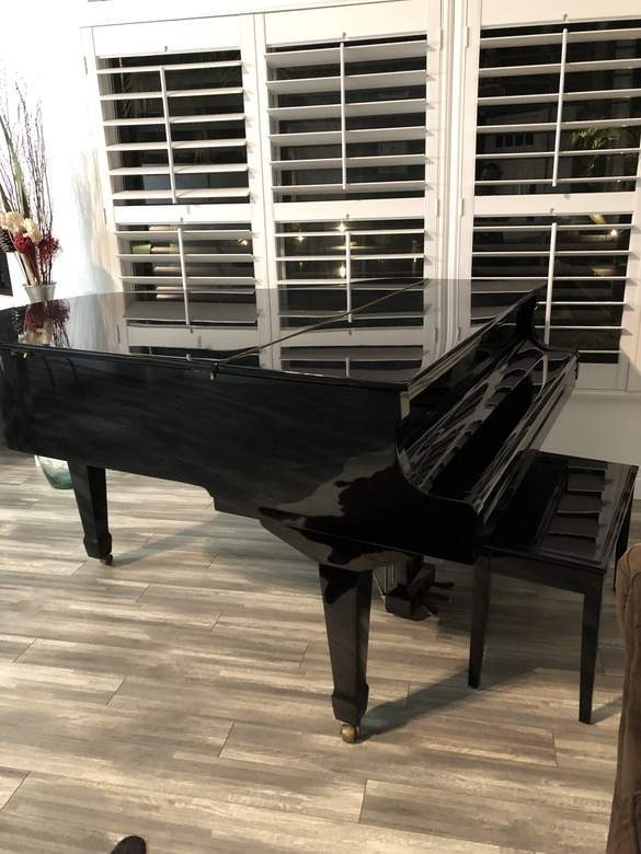 Hardly used Bergmann baby grand 