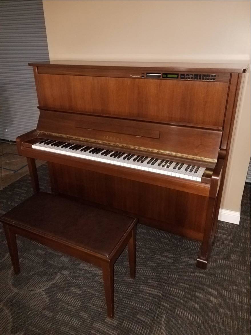 Yamaha Disklavier Upright Player Piano MX100B Upgraded HD 