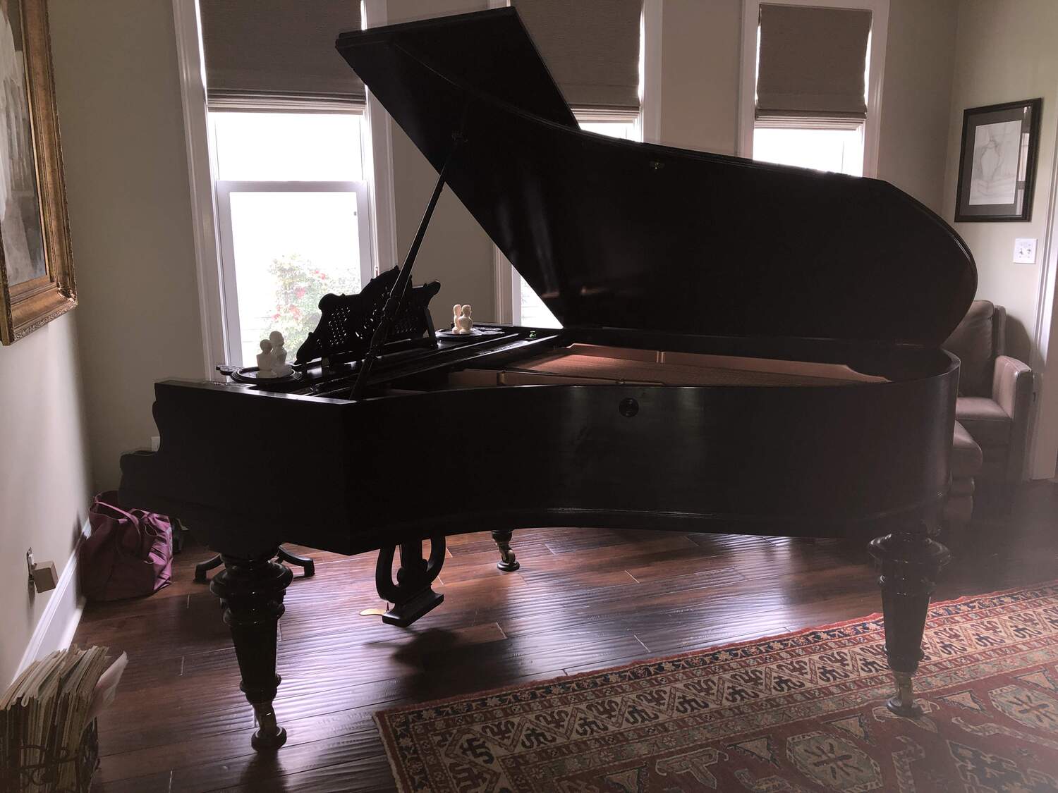 Beautifully Restored 1880 Ehrbar Grand