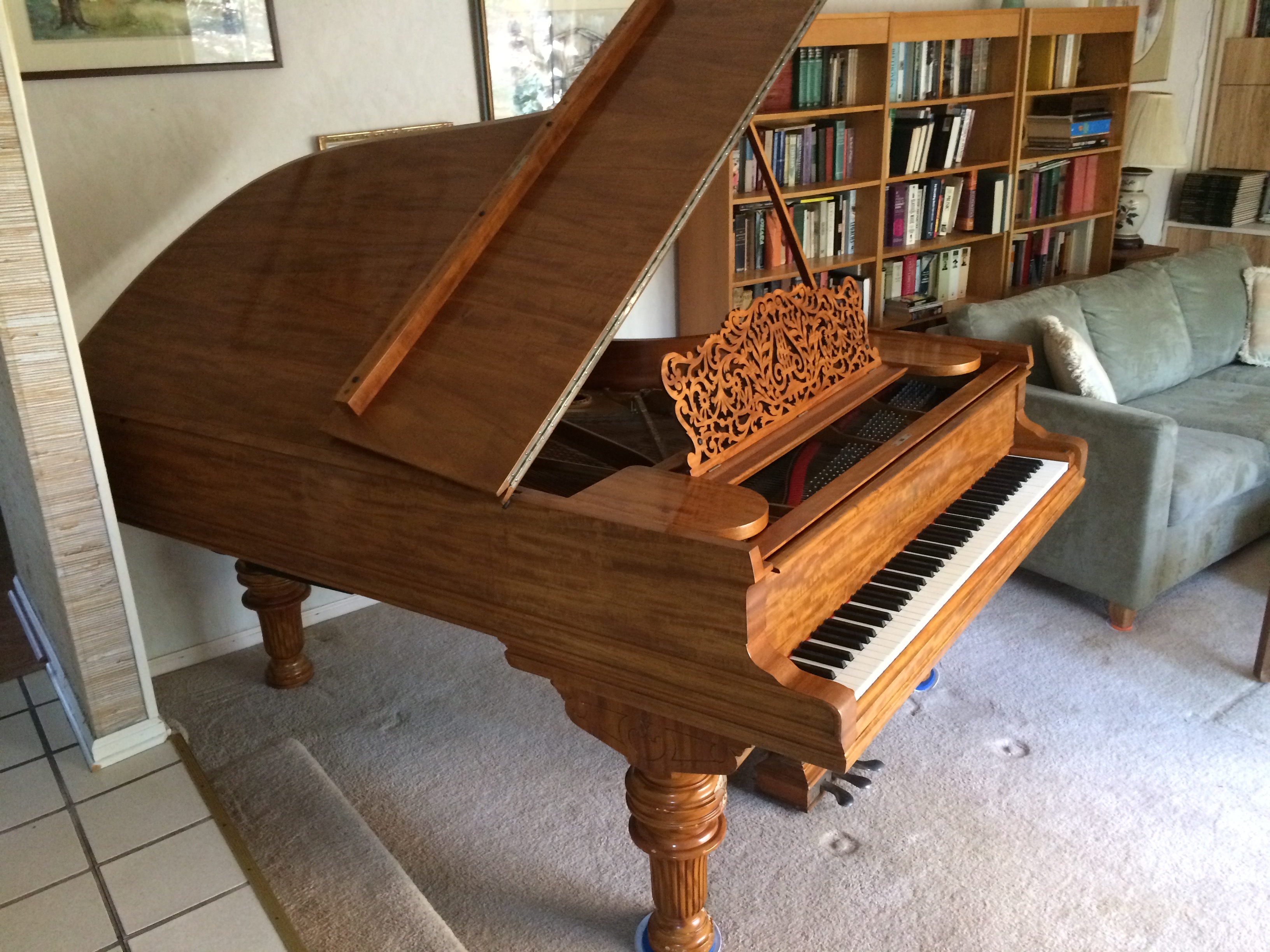 Beautiful Restored Steinway Grand Piano - Model B Mahogany