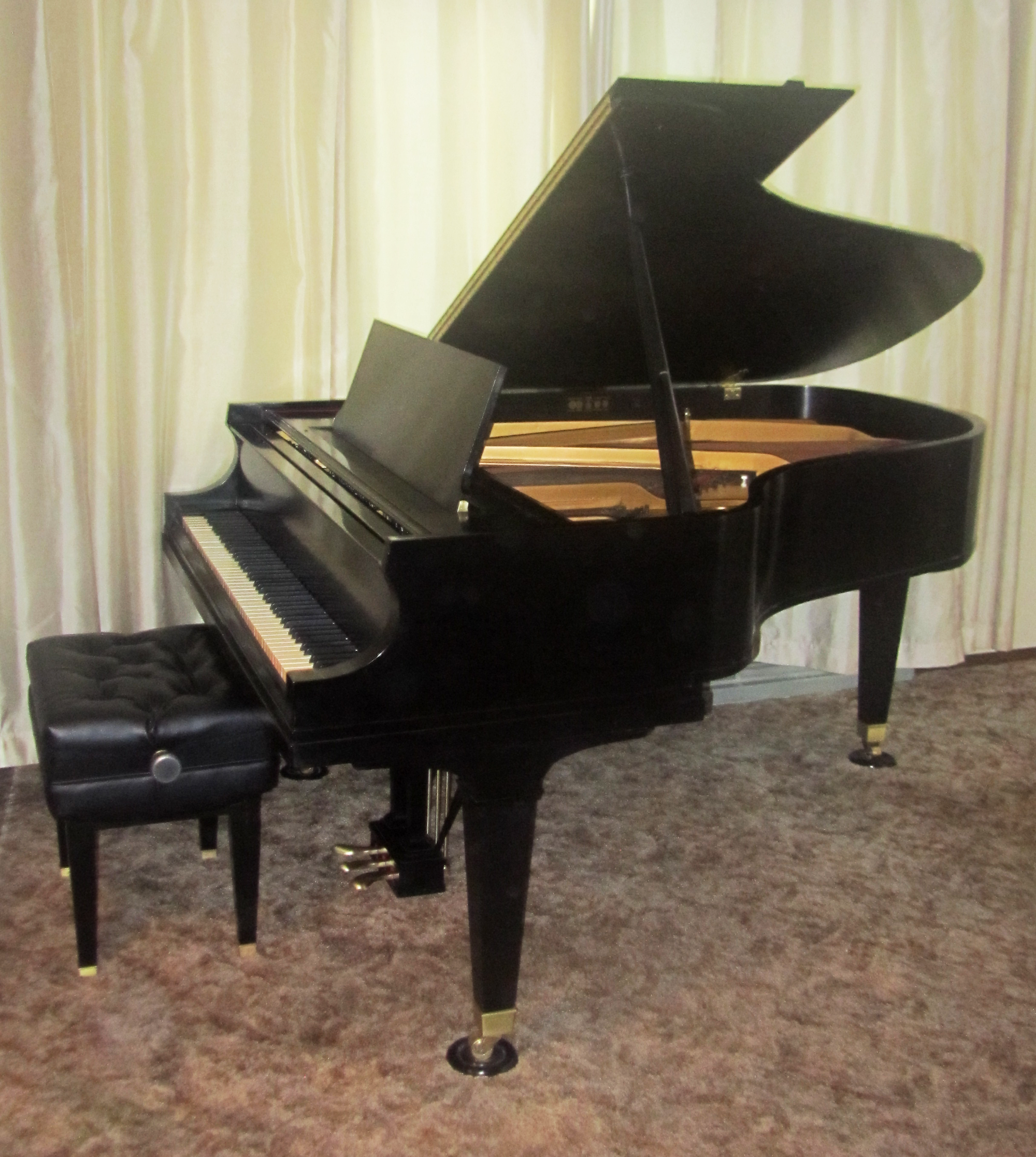 BALDWIN Model L - 6'3" Satin Black, 1974