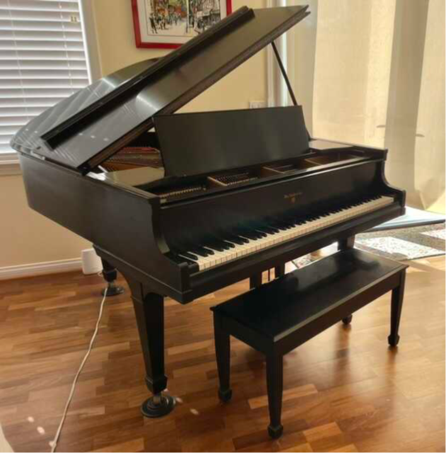 Knabe 5'4" Satin Ebony Grand Piano